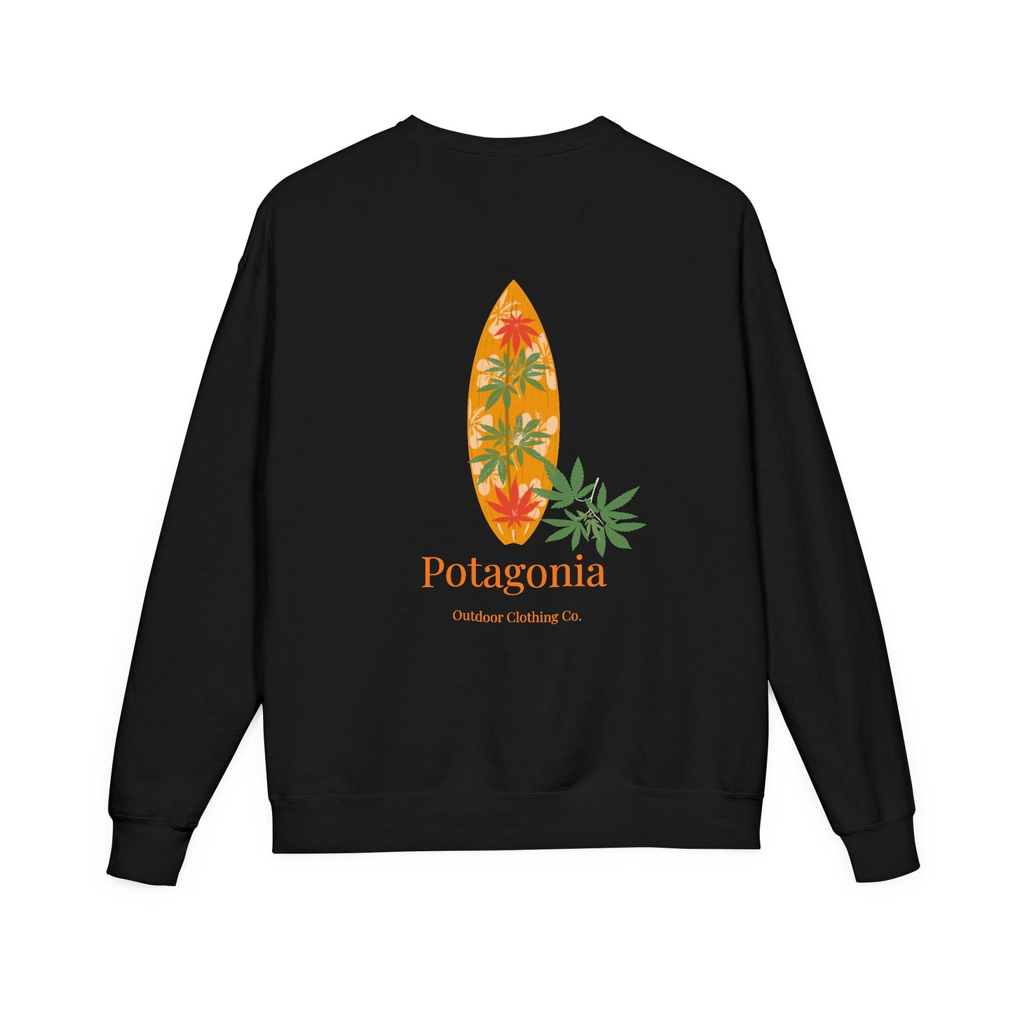 Potagonia Big Ass The Drew Surf Sweatshirt Unisex ComfortWash® Garment Dyed Crewneck Sweatshirt