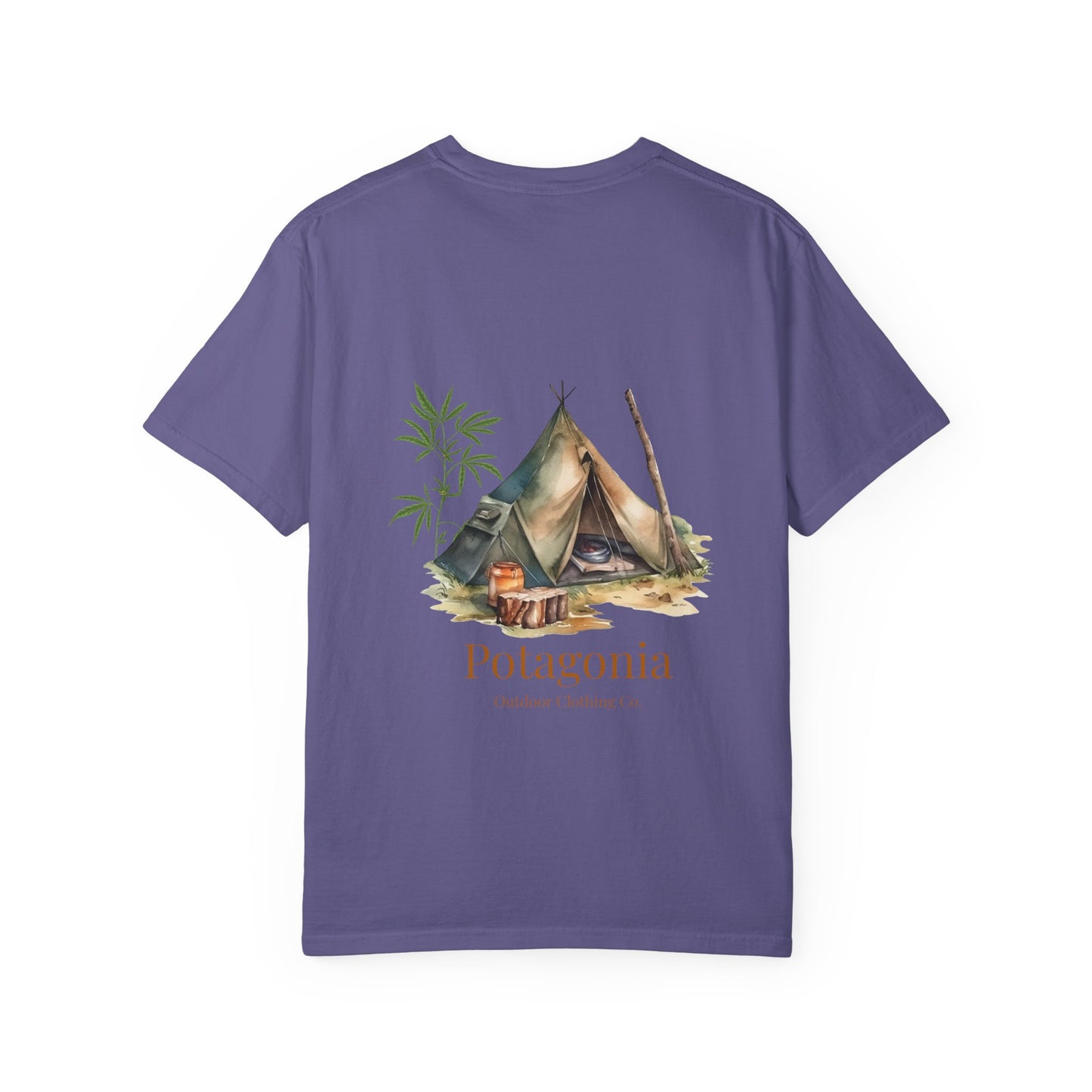 Potagonia Rung-Spun The Tent Cotton Unisex Garment-Dyed T-shirt