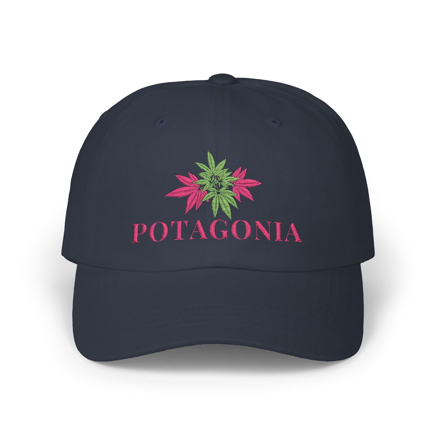 Potagonia Classic Pink Weed Dad Cap