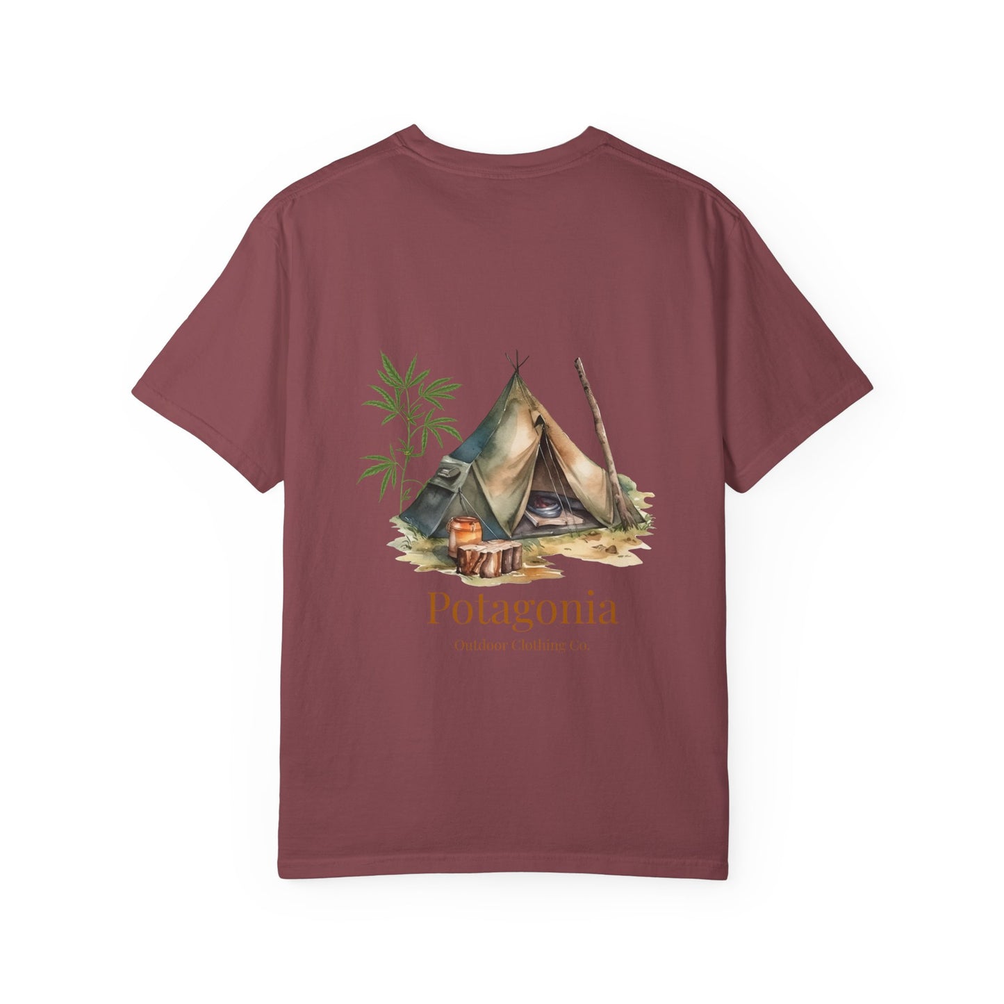 Potagonia Rung-Spun The Tent Cotton Unisex Garment-Dyed T-shirt