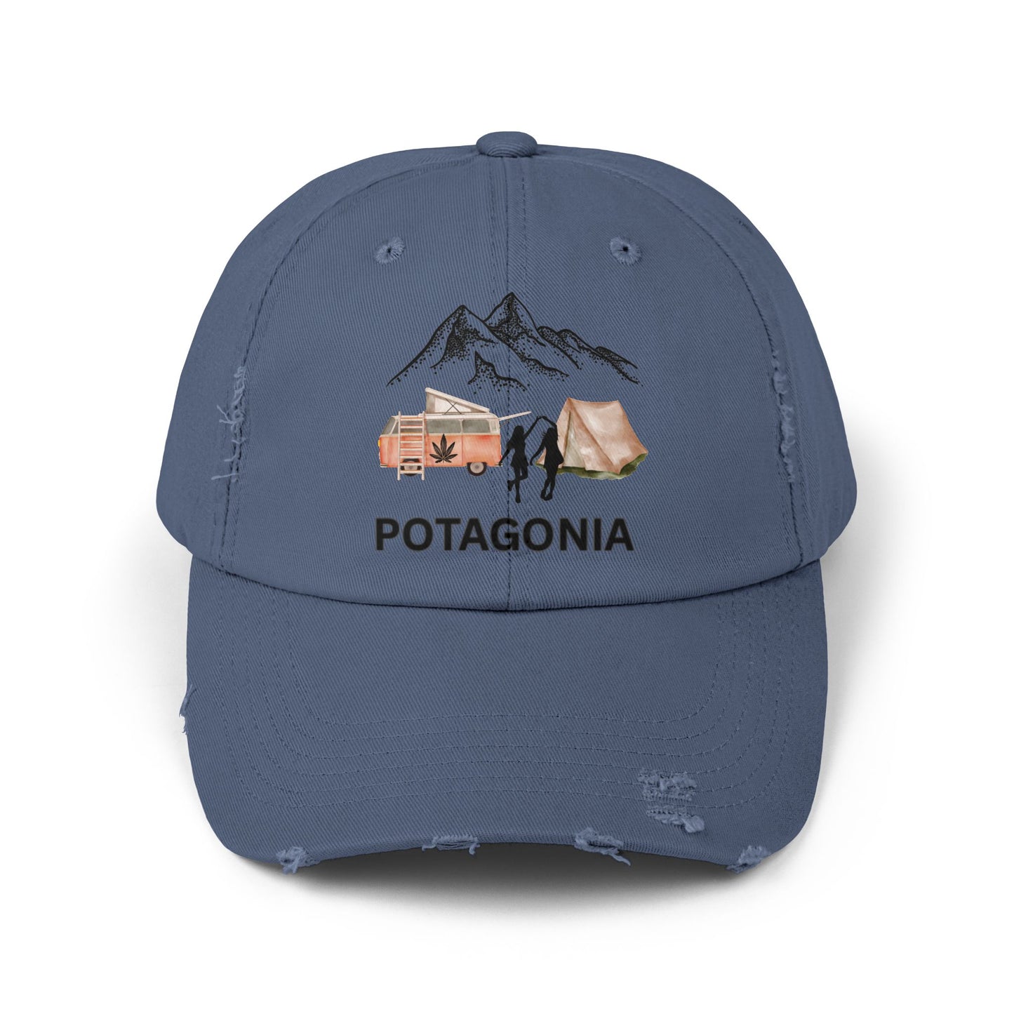 Potagonia GirlTwo Girls Dancing Unisex Distressed Cap