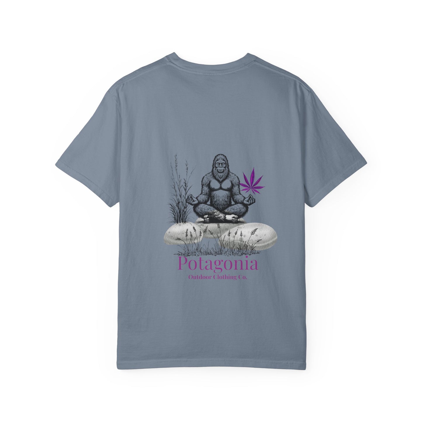 Potagonia Rung-Spun Cotton Unisex Yoga Meh-Teh Garment-Dyed T-shirt