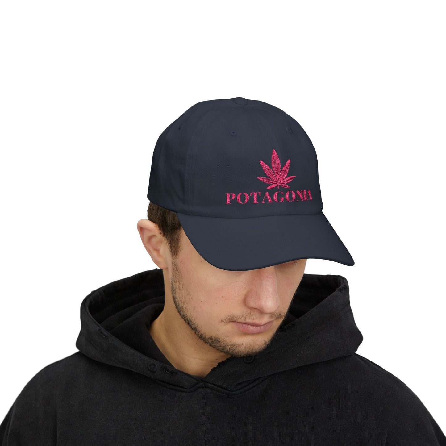 Potagonia Classic Pink Weed Dad Cap