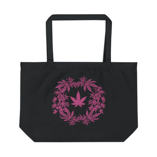 Potagonia Canvas Large Pink Weed Eco Tote