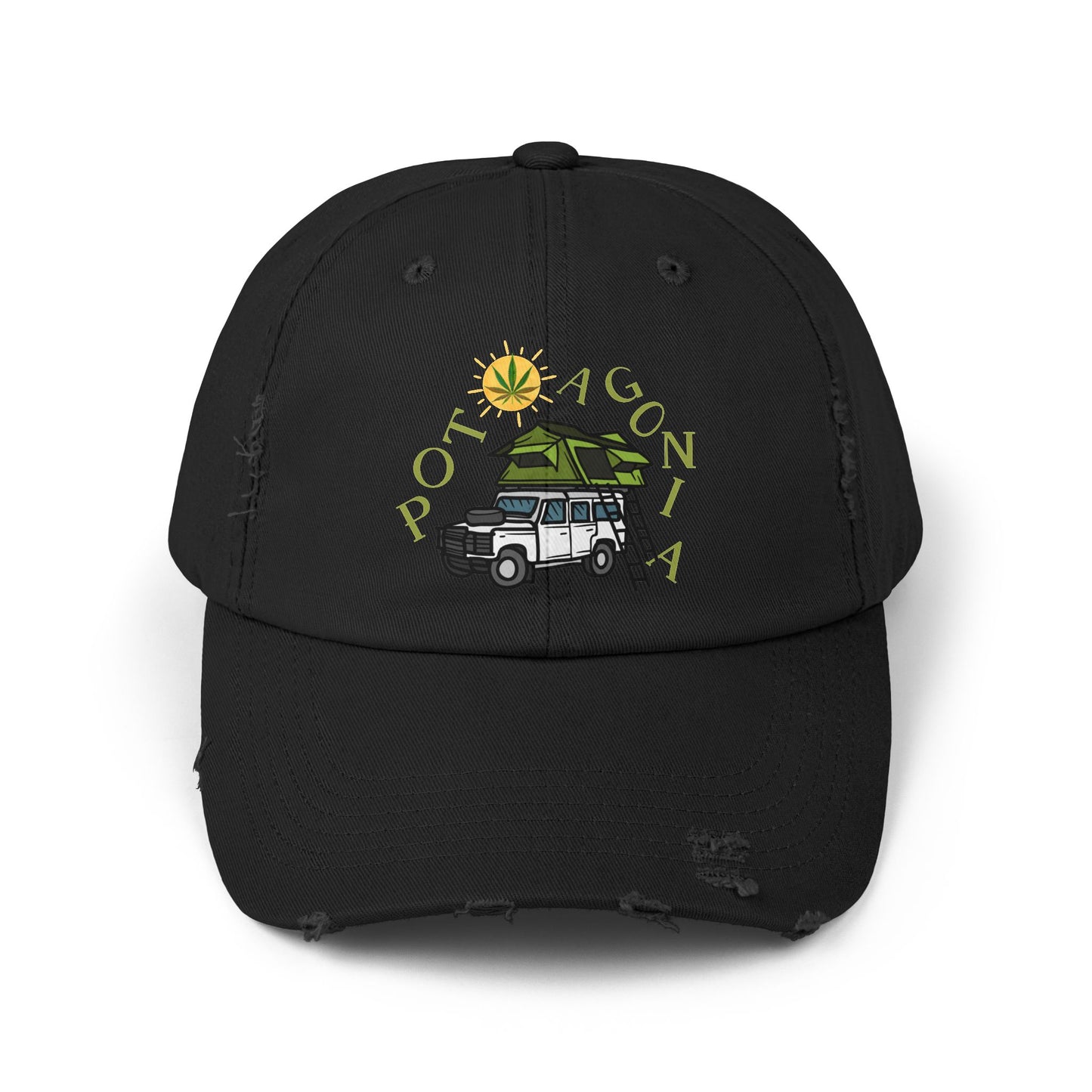 Potagonia Girl Jeep Unisex Distressed Cap