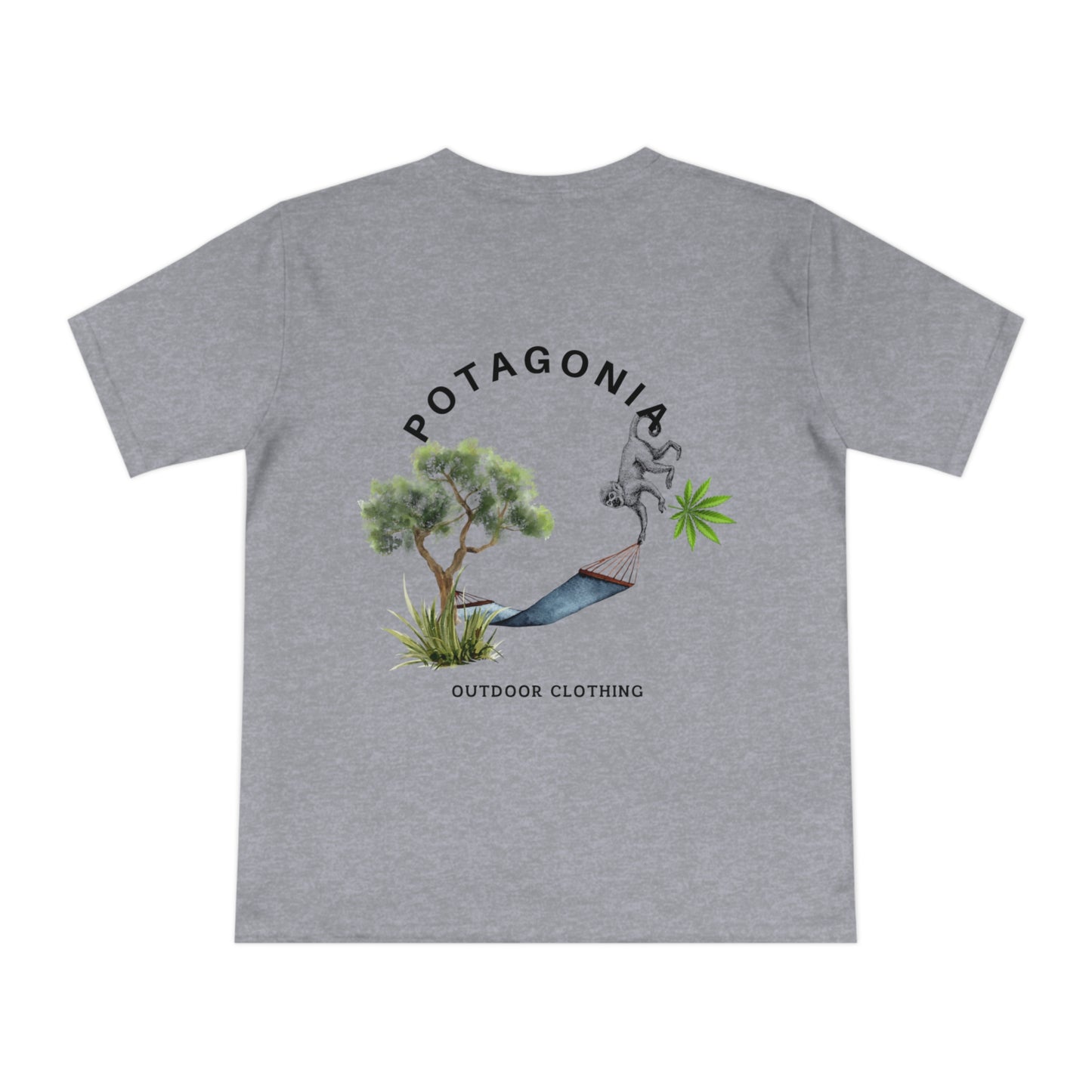 Potagonia Organic Unisex Classic Hanging Monkey Jersey T-shirt