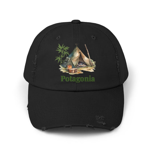 Potagonia Girl tent Unisex Distressed Cap