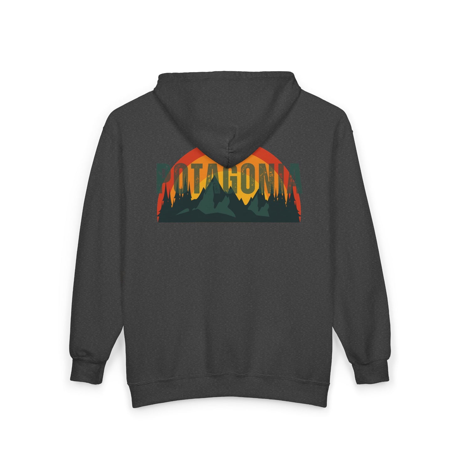 Potagonia Big Ass Campfire Hooded Sweatshirt  Mountain Rise Unisex Heavy Blend™ Full Zip Hooded Sweatshirt