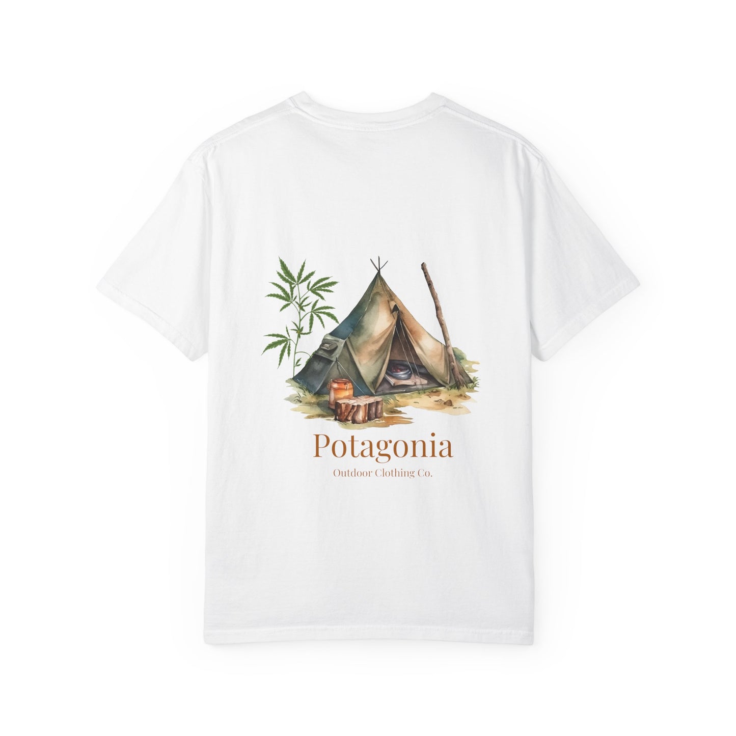 Potagonia Rung-Spun The Tent Cotton Unisex Garment-Dyed T-shirt