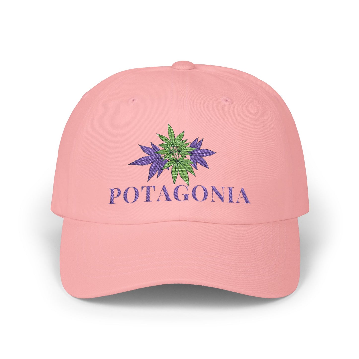 Potagonia Classic Purple Weed Dad Cap