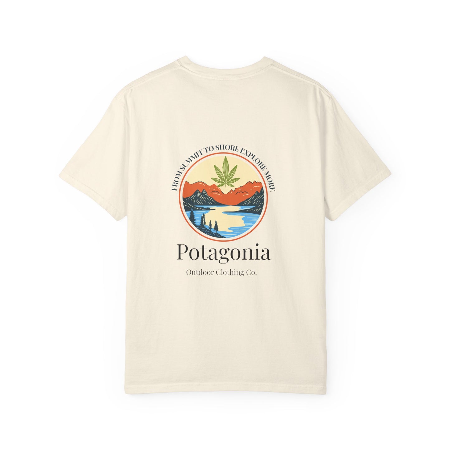 Potagonia Rung-Spun  Cotton Moon Lit Unisex Garment-Dyed T-shirt