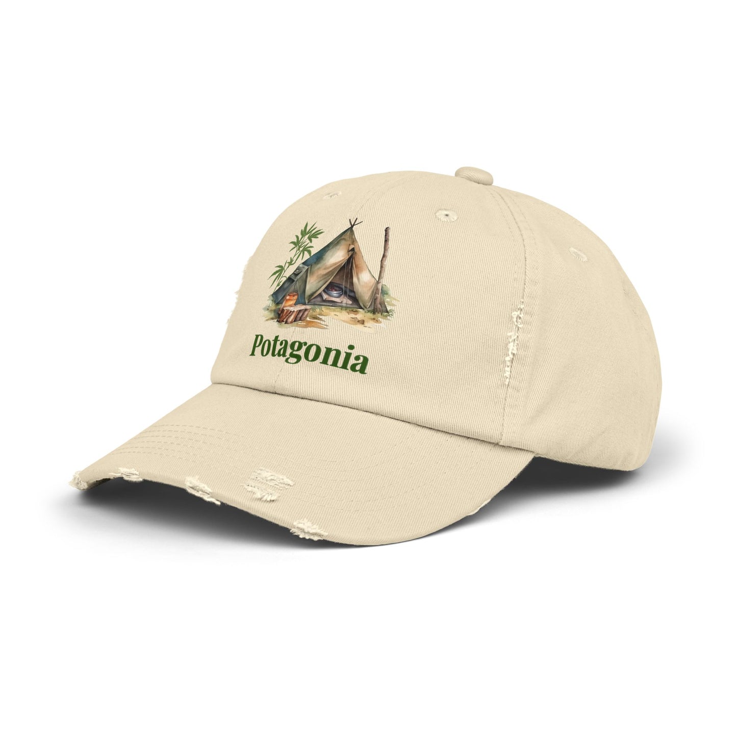 Potagonia Girl tent Unisex Distressed Cap