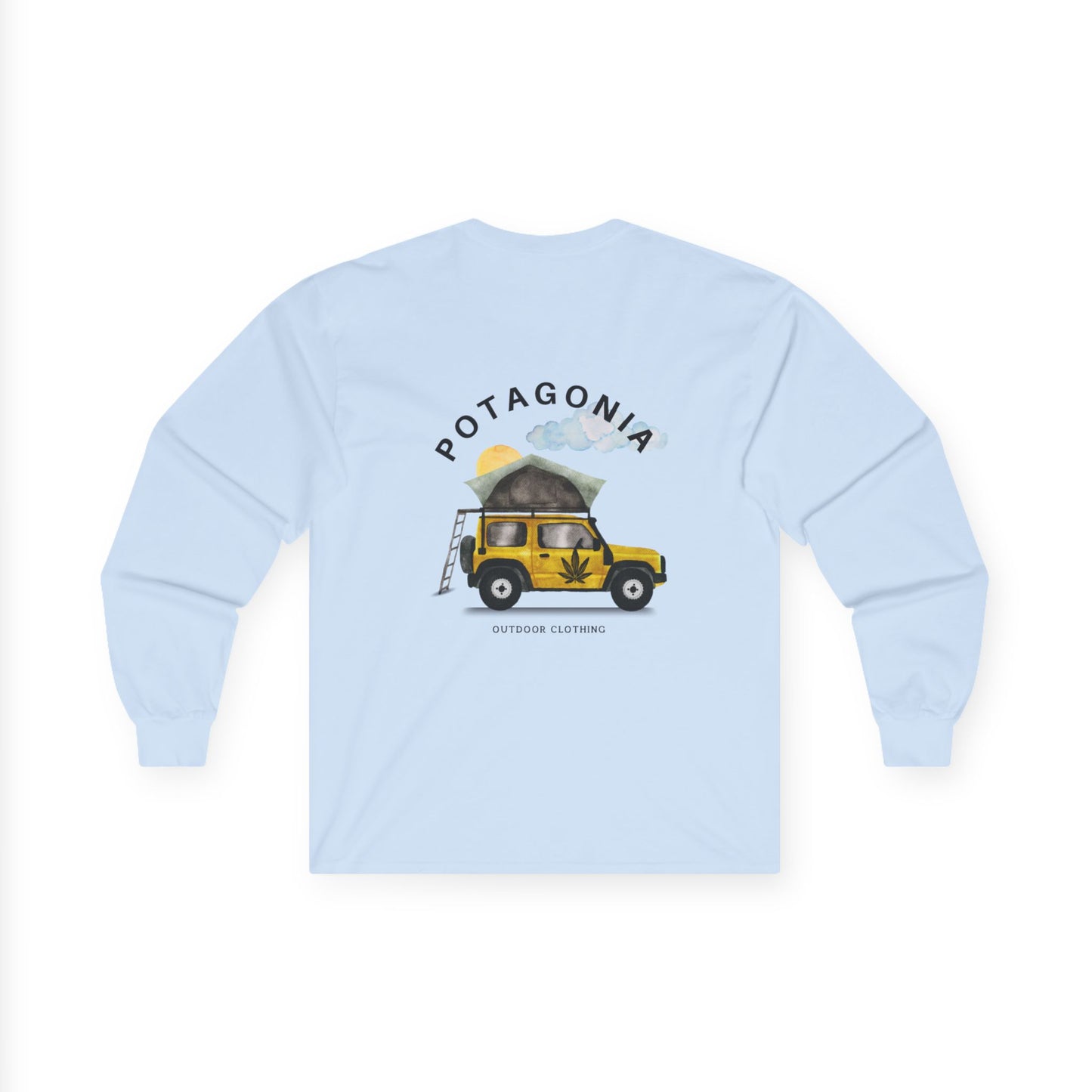 Potagonia Long Sleeve Unisex Ultra Cotton Jeep Tent Tee