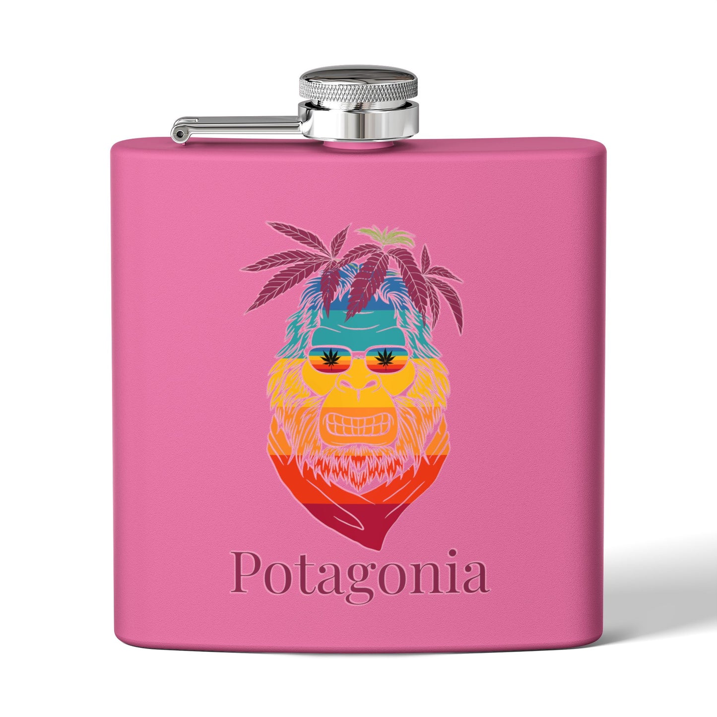 Potagonia Stainless Steel Ski Meh-Teh Flask, 6oz