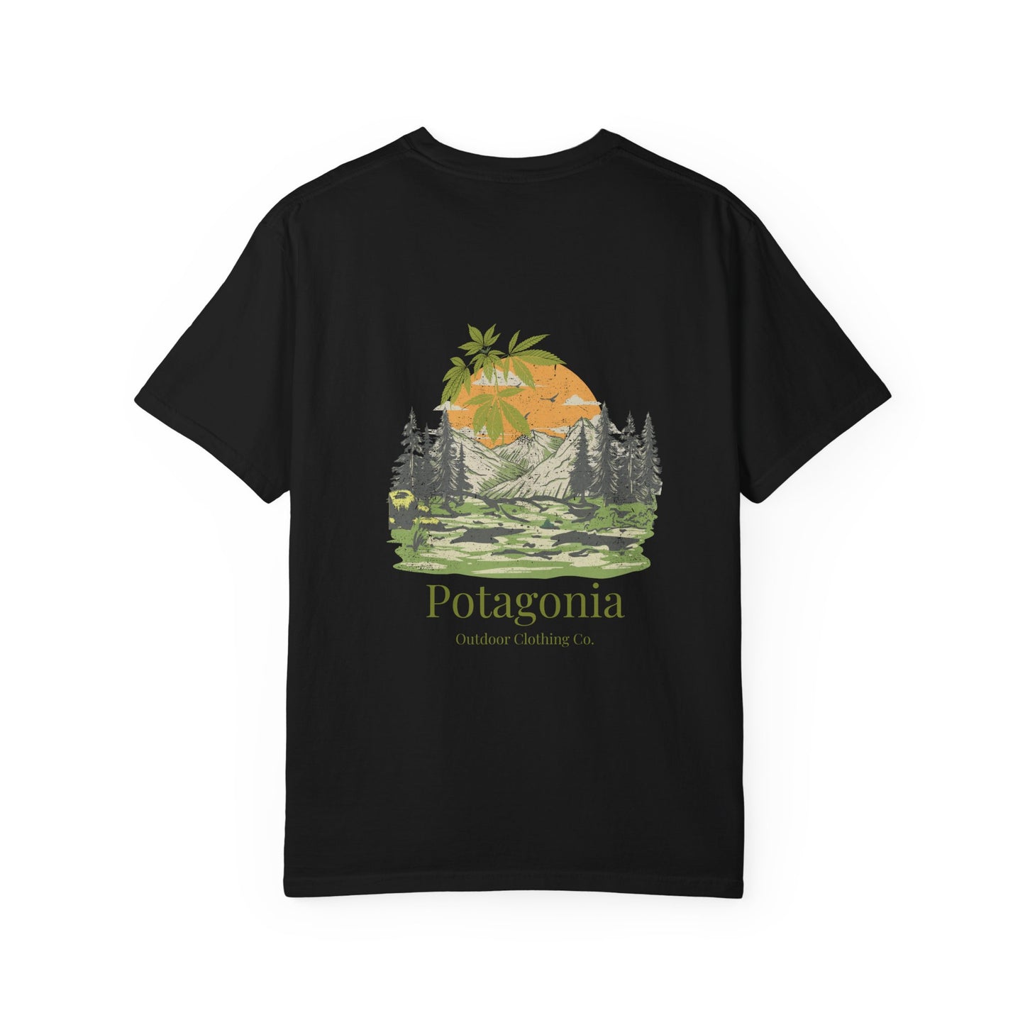 Potagonia Rung Spun Camo Unisex Garment-Dyed T-shirt