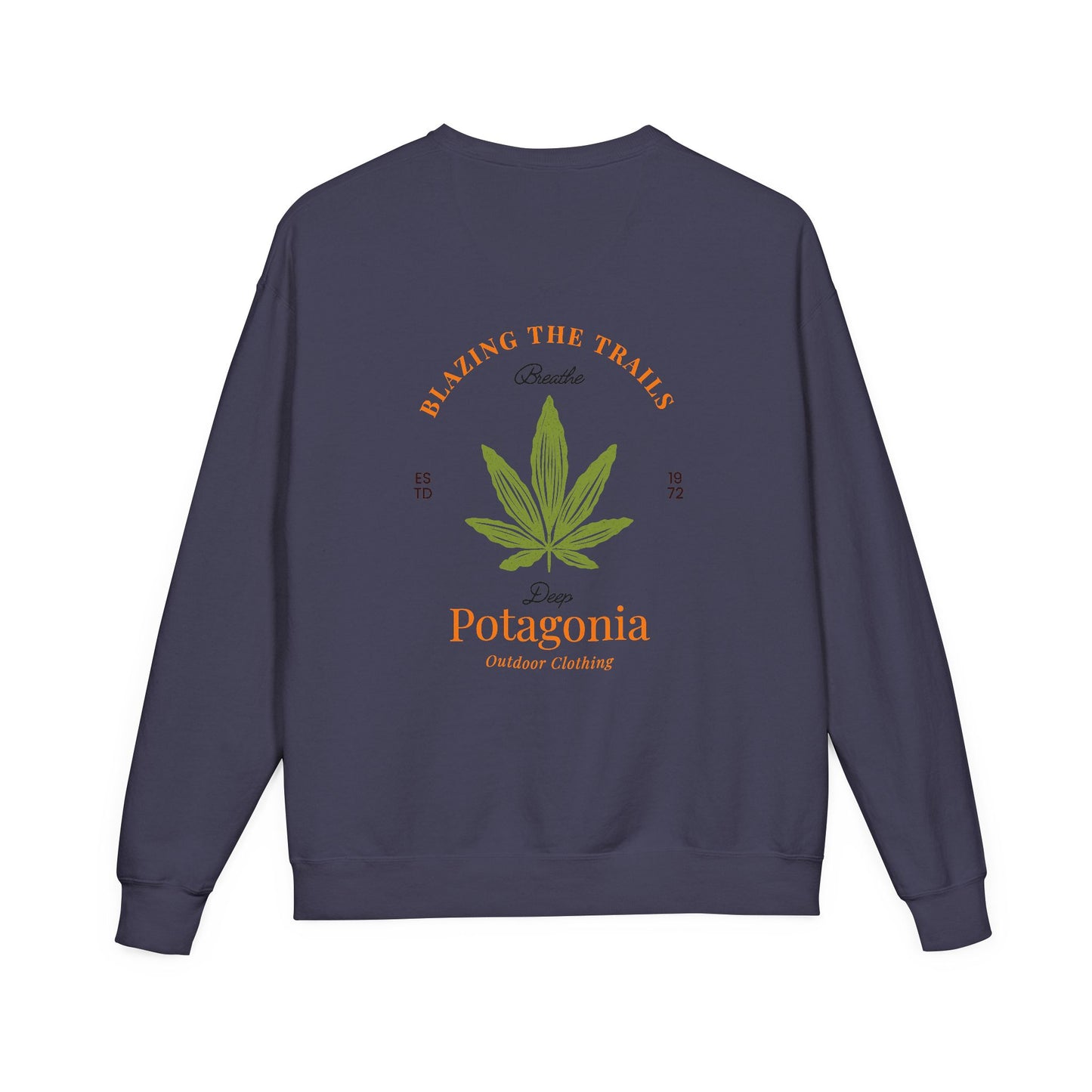 Potagonia Big Ass Sweatshirt Unisex Breath Deep ComfortWash® Garment Dyed Crewneck Sweatshirt