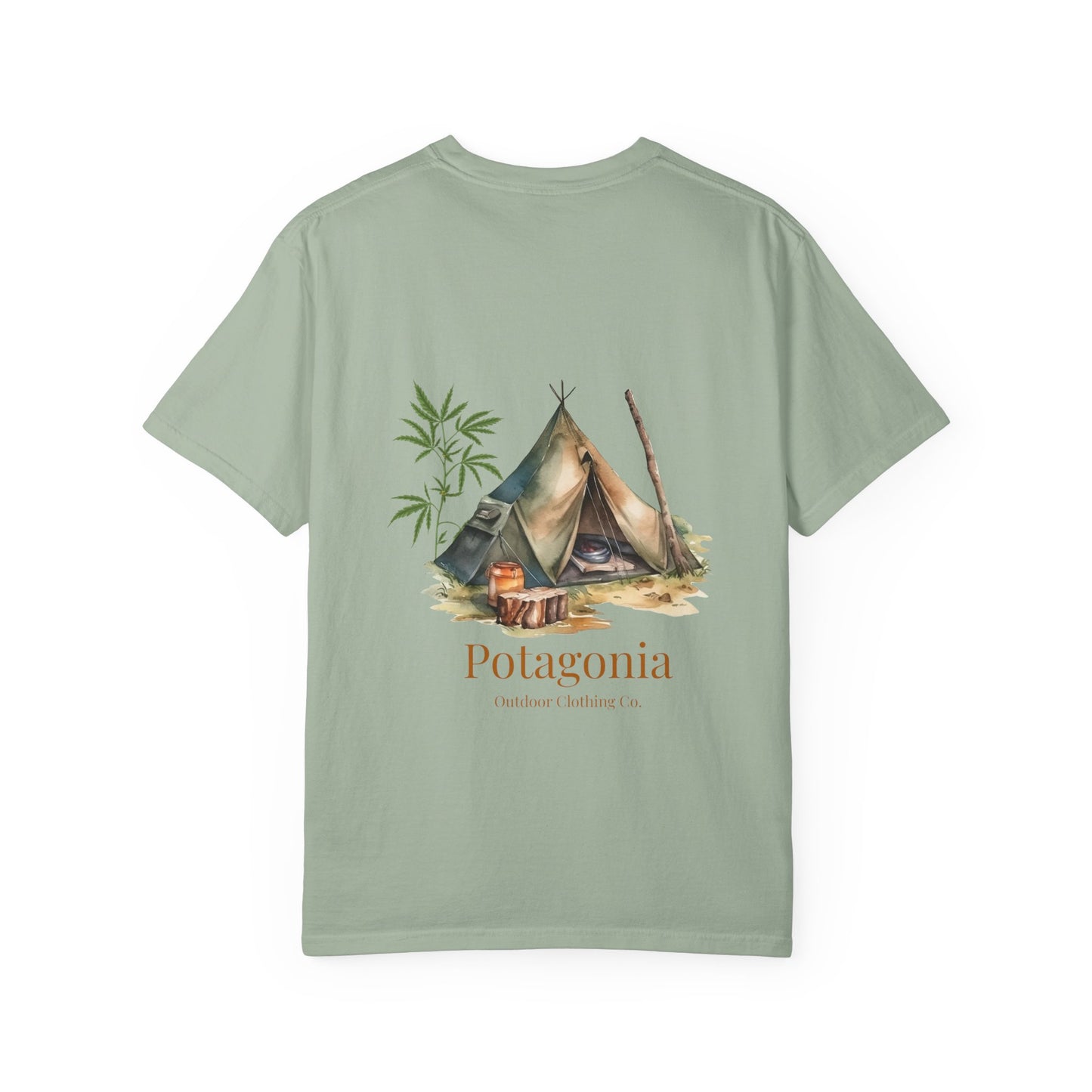 Potagonia Rung-Spun The Tent Cotton Unisex Garment-Dyed T-shirt