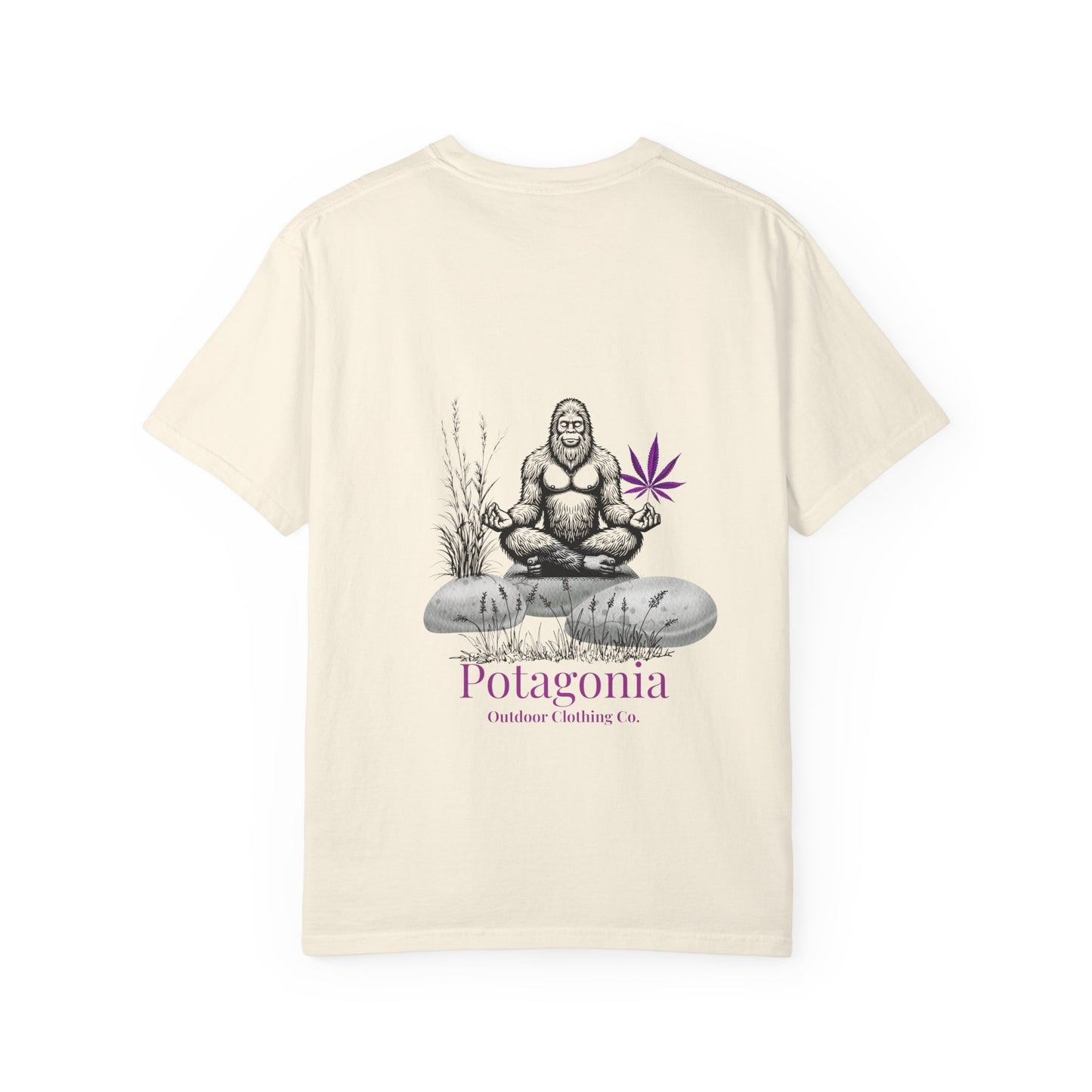 Potagonia Rung-Spun Cotton Unisex Yoga Meh-Teh Garment-Dyed T-shirt