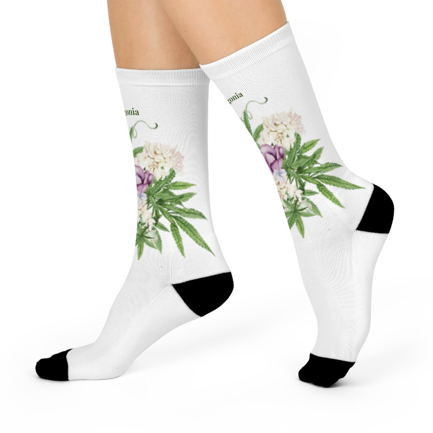 Potagonia Sock Cushioned Weed Bouquet Crews