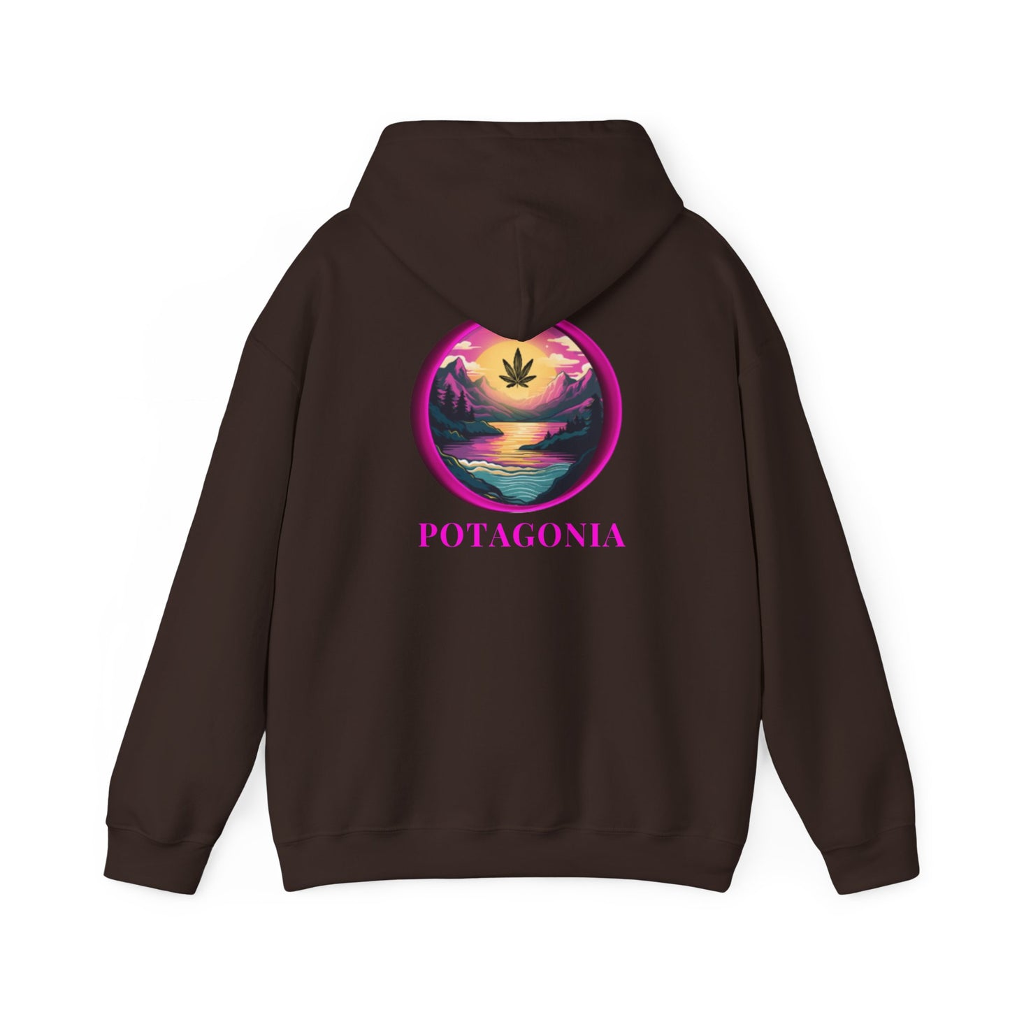Potagonia Big Ass Campfire Hooded Pink Moon Sweatshirt
