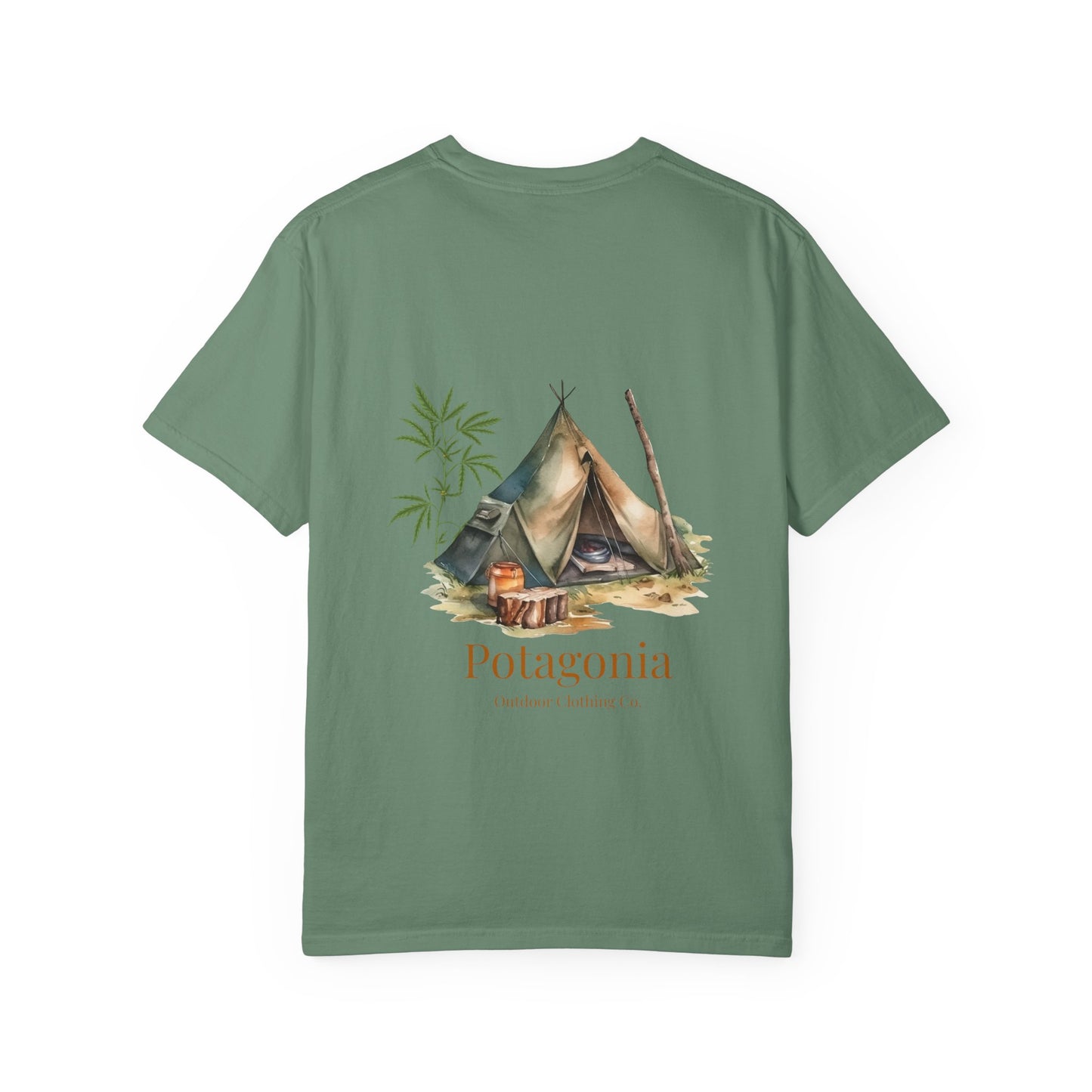 Potagonia Rung-Spun The Tent Cotton Unisex Garment-Dyed T-shirt