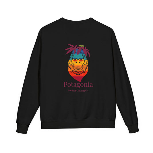 Potagonia Big Ass Camp fire Sunrise Meh-Teh Sweatshirt Unisex ComfortWash® Garment Dyed Crewneck Sweatshirt
