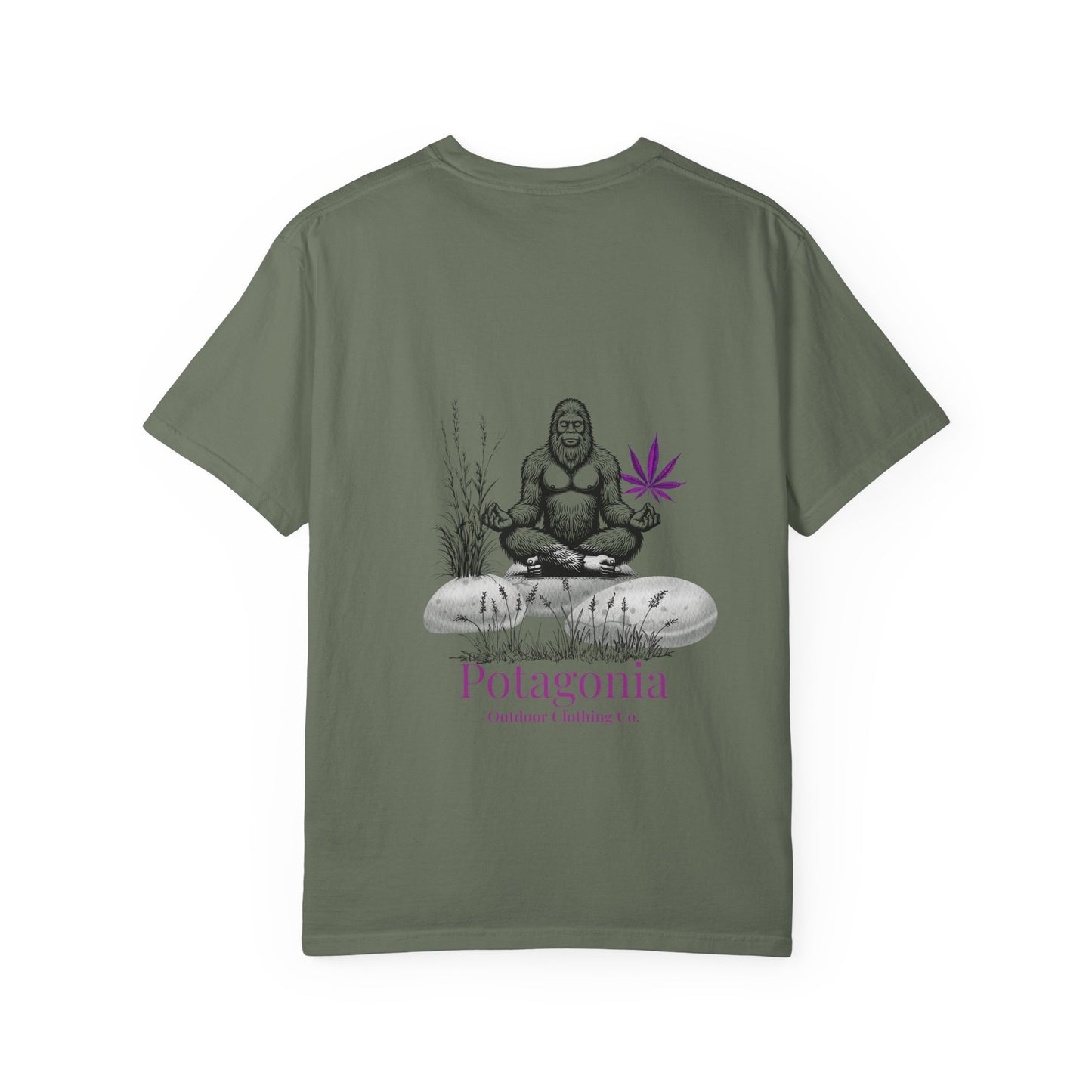 Potagonia Rung-Spun Cotton Unisex Yoga Meh-Teh Garment-Dyed T-shirt