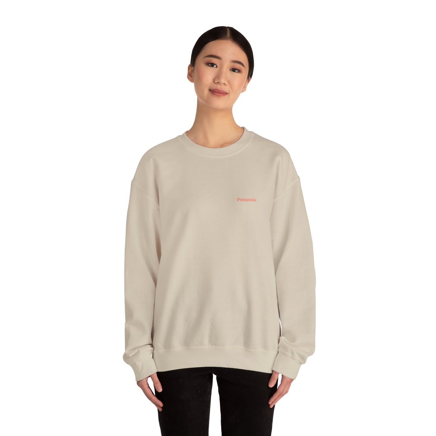 Potagonia Big Ass Campfire Unisex Blazing The Trails  Heavy Blend™ Crewneck Sweatshirt