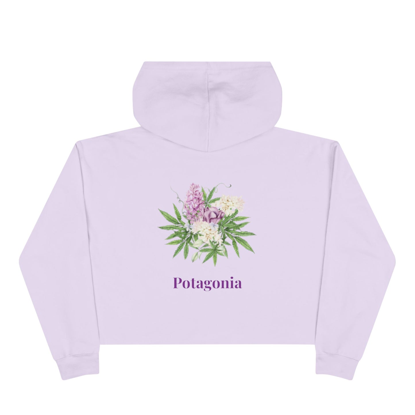 Potagonia Big Ass Campfire Weed Bouquet Cropped Hoodie Crop