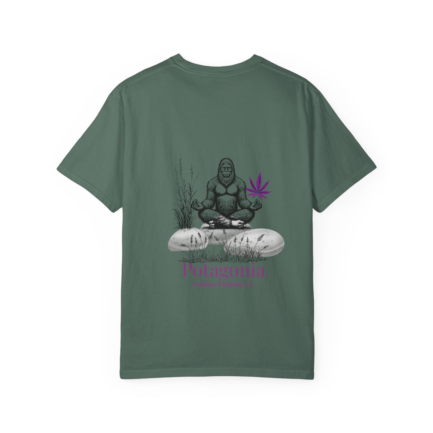 Potagonia Rung-Spun Cotton Unisex Yoga Meh-Teh Garment-Dyed T-shirt