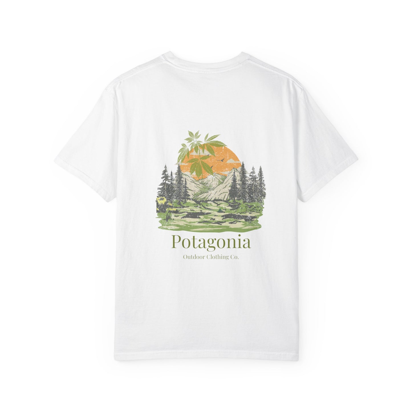 Potagonia Rung Spun Camo Unisex Garment-Dyed T-shirt