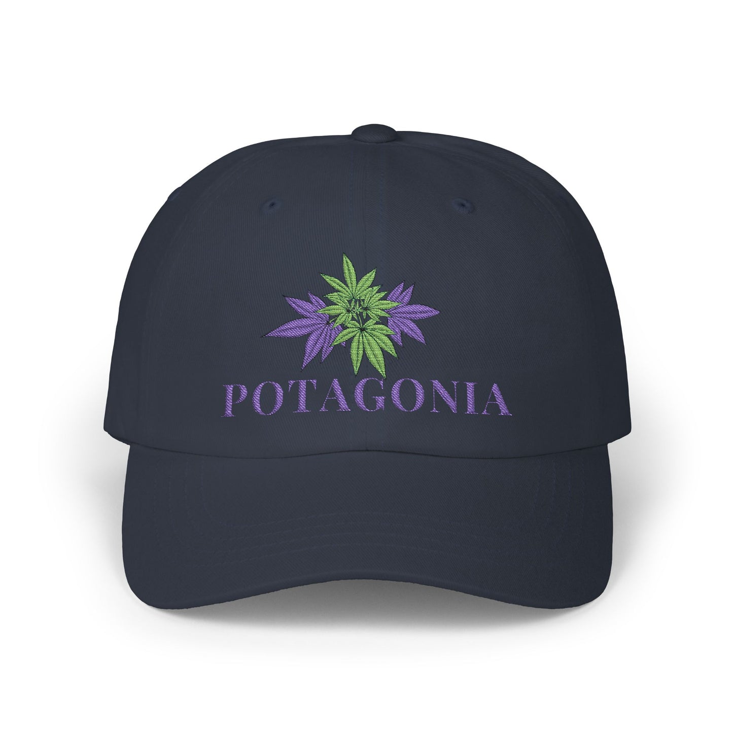 Potagonia Classic Purple Weed Dad Cap