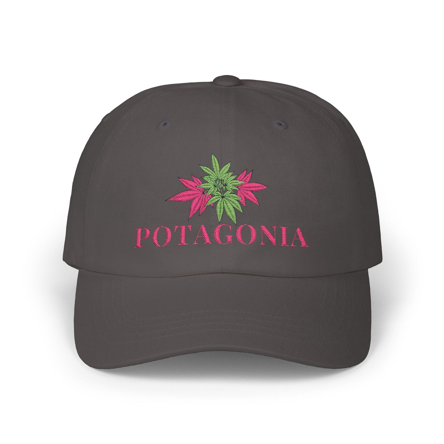 Potagonia Classic Pink Weed Dad Cap
