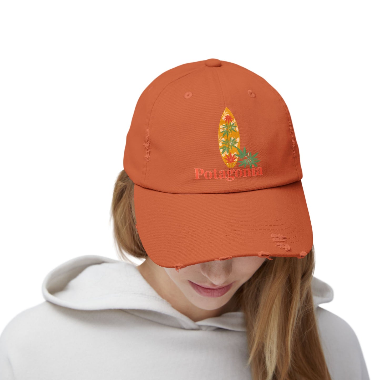Potagonia Girl The Drew Unisex Distressed Cap