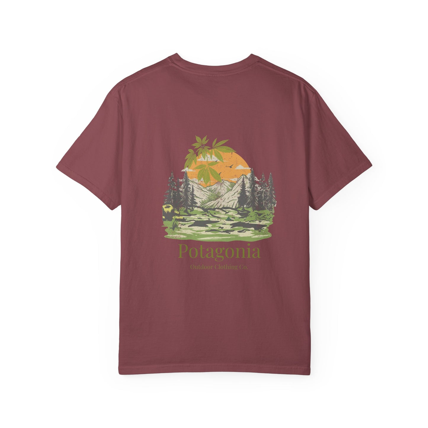 Potagonia Rung Spun Camo Unisex Garment-Dyed T-shirt