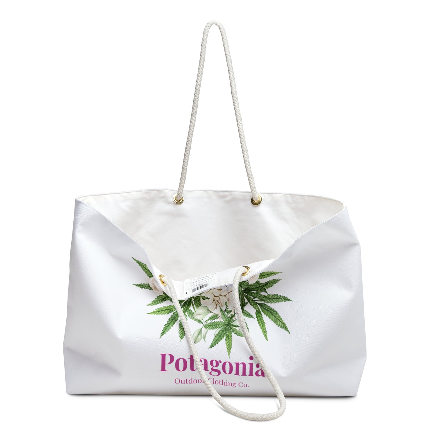 Potagonia Canvas Weekender Weed Bouquet Yoga Bag