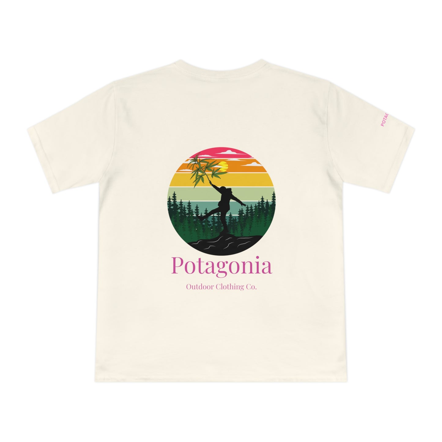 Potagonia Organic Hiking High Unisex Classic Jersey T-shirt
