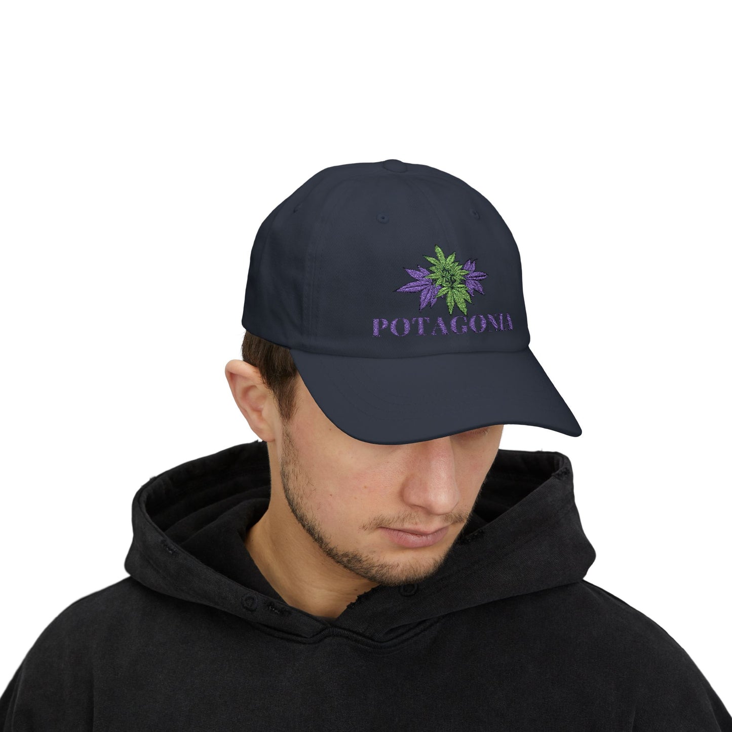 Potagonia Classic Purple Weed Dad Cap