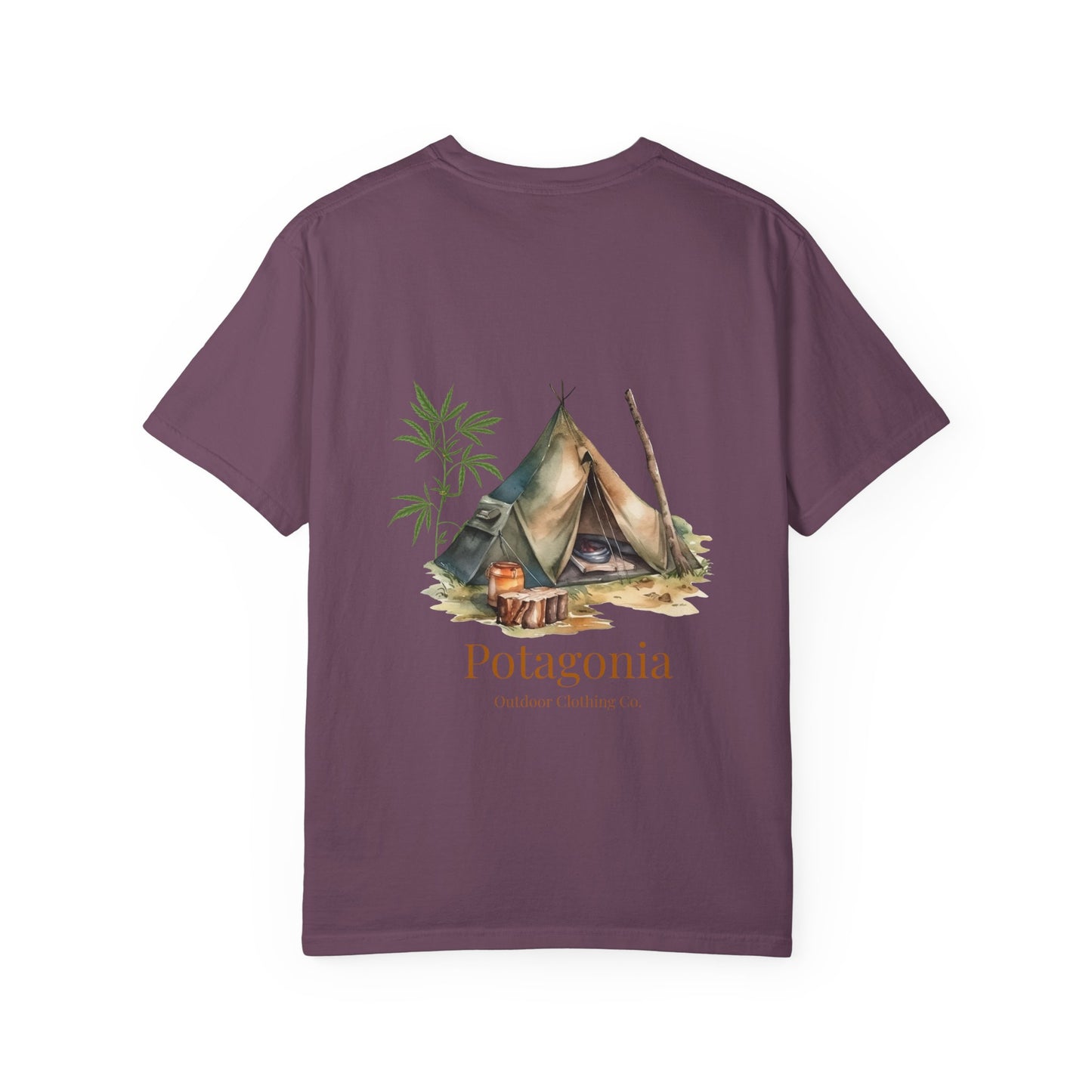 Potagonia Rung-Spun The Tent Cotton Unisex Garment-Dyed T-shirt