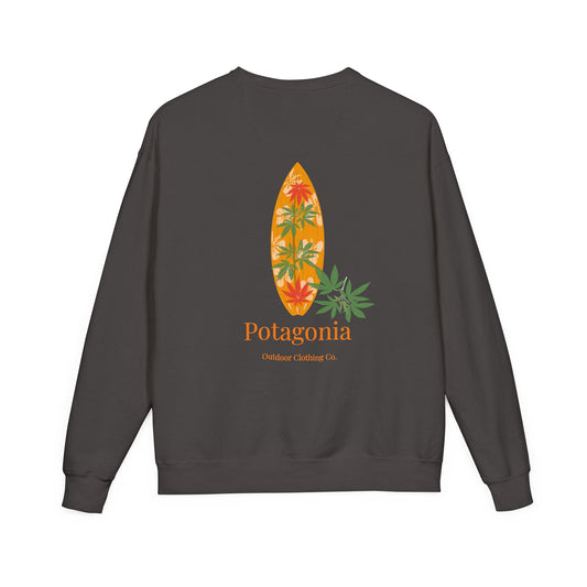 Potagonia Big Ass The Drew Surf Sweatshirt Unisex ComfortWash® Garment Dyed Crewneck Sweatshirt