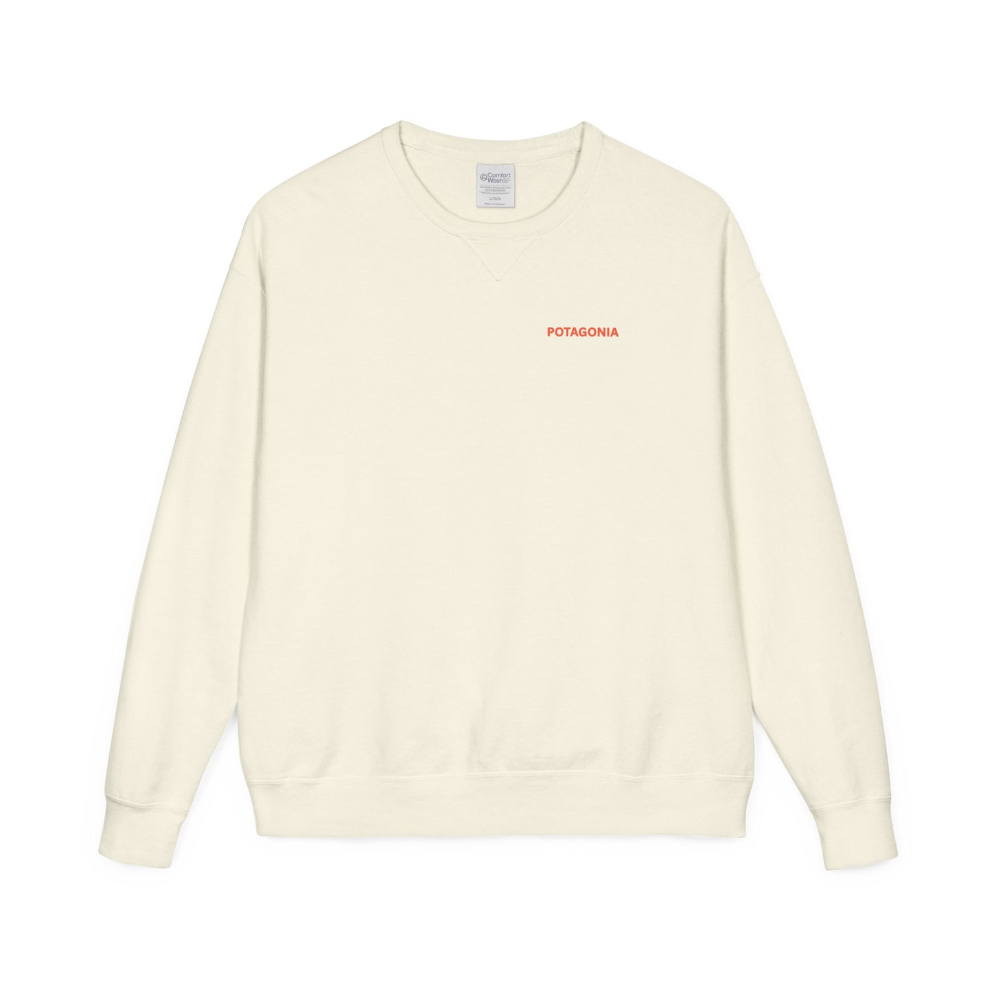 Potagonia Big Ass The Drew Surf Sweatshirt Unisex ComfortWash® Garment Dyed Crewneck Sweatshirt