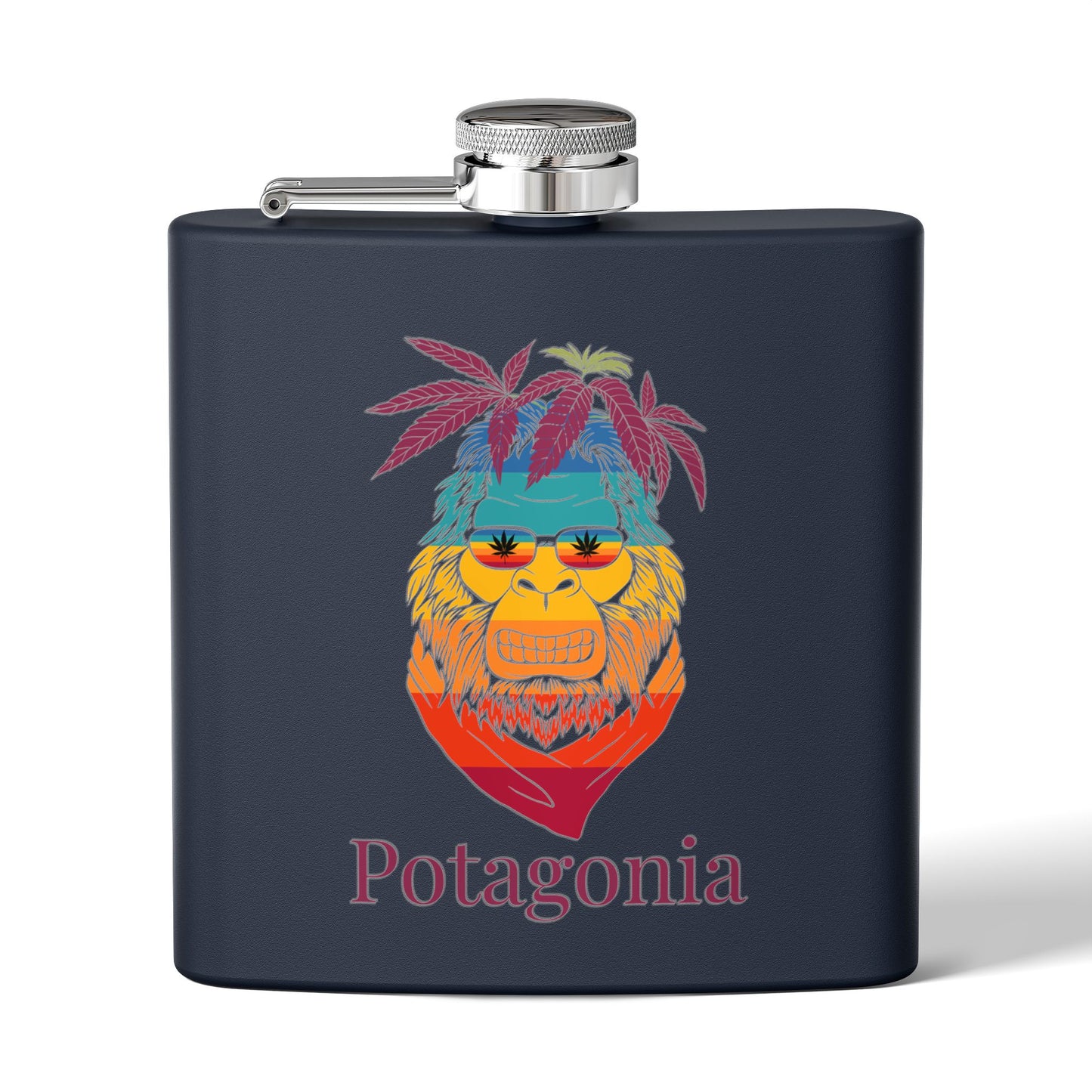 Potagonia Stainless Steel Ski Meh-Teh Flask, 6oz