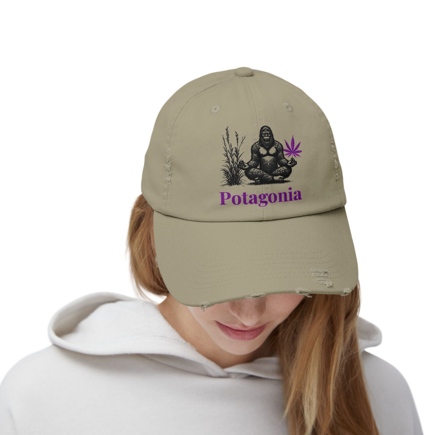 Potagonia GIRL  Meh-Teh Unisex Distressed Cap