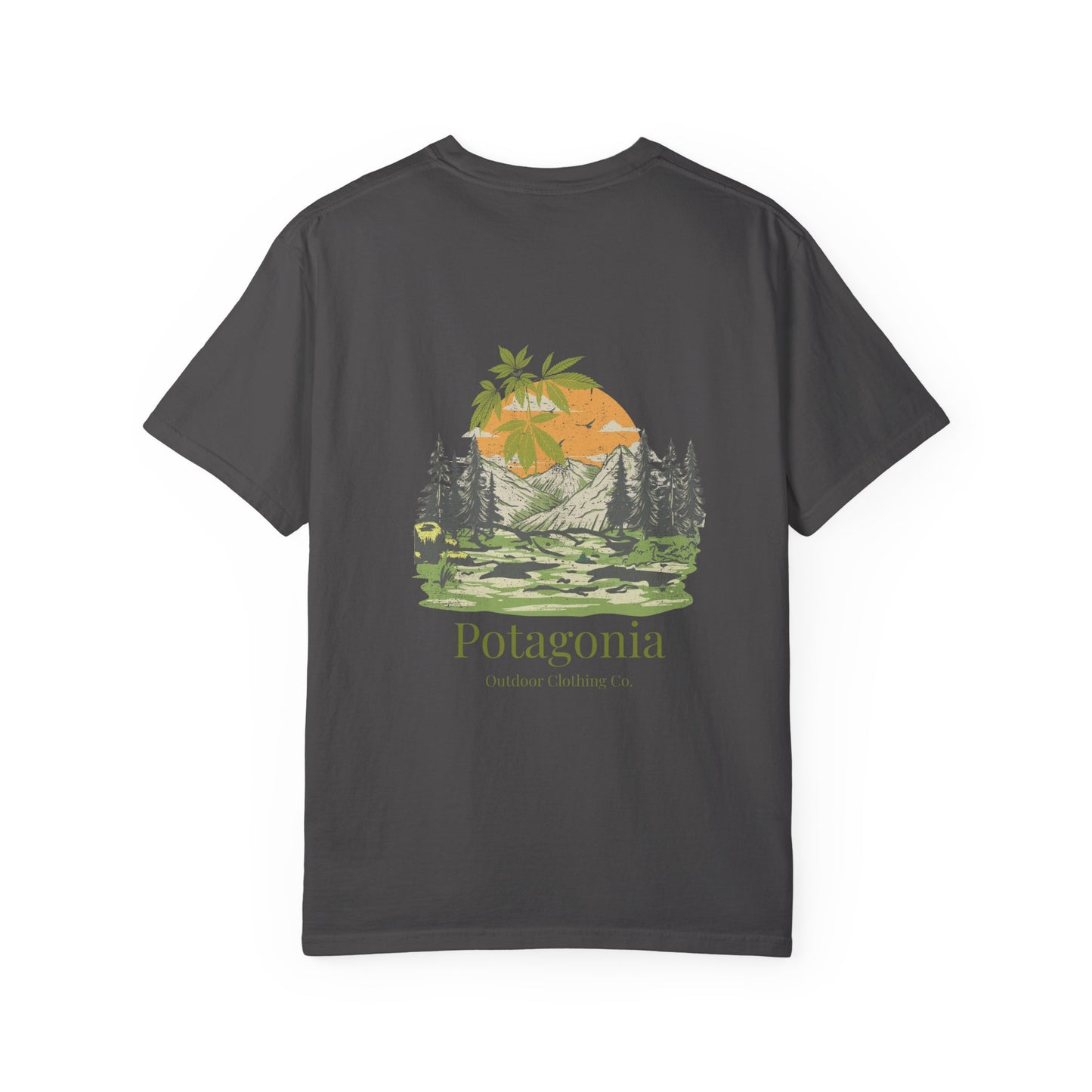 Potagonia Rung Spun Camo Unisex Garment-Dyed T-shirt
