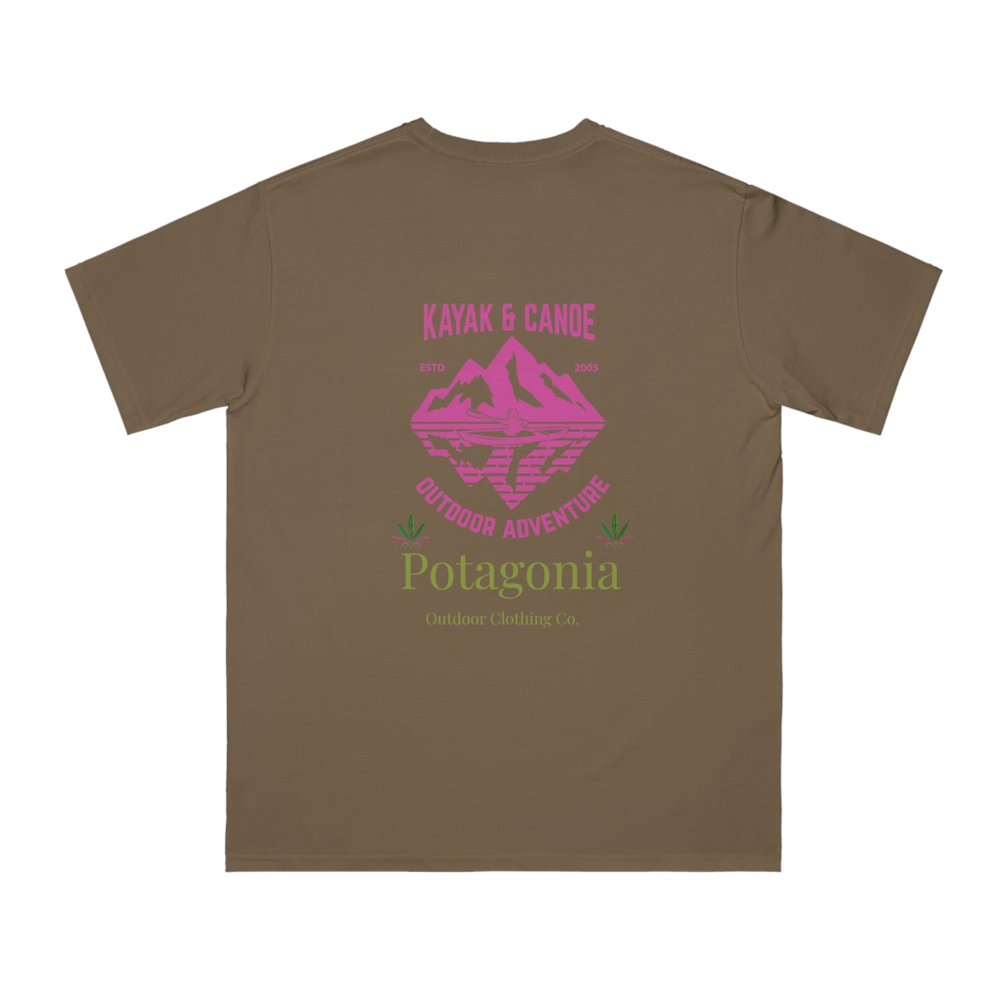 Potagonia Organic Unisex Kayak and Canoe Classic T-Shirt