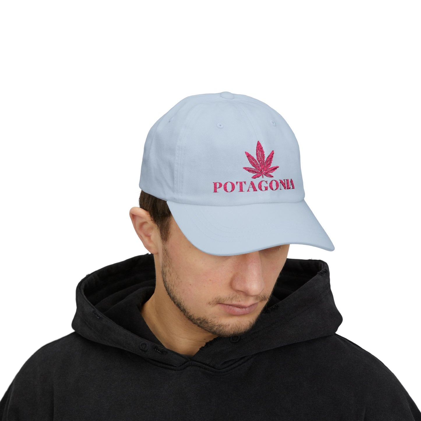 Potagonia Classic Pink Weed Dad Cap