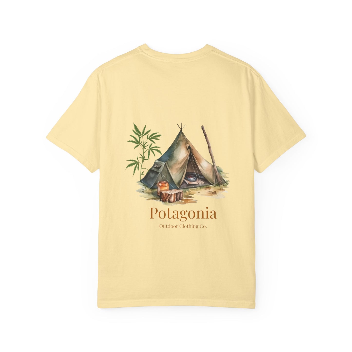 Potagonia Rung-Spun The Tent Cotton Unisex Garment-Dyed T-shirt